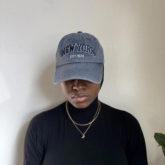 Accessories - Vintage Washed Navy New York City Dad Hat | EST. 1625